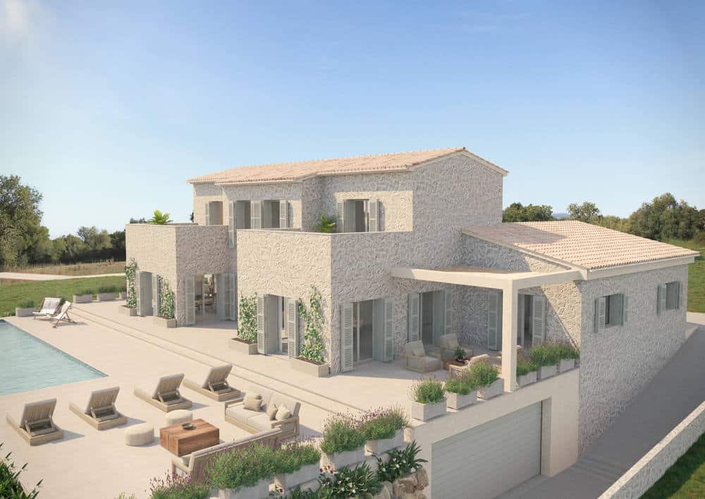 STUNNING NEWLY BUILT FINCA IN SON PROHENS WITH PANORAMIC VIEWS