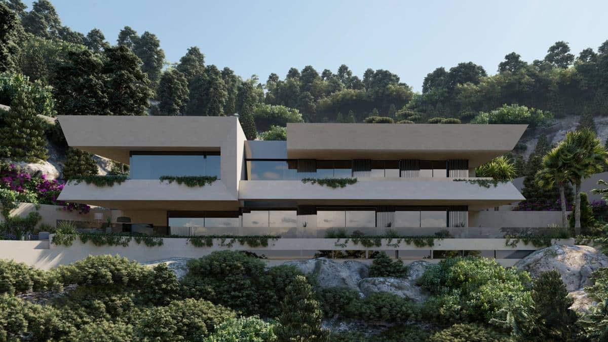 Increíble solar con proyecto para una villa de lujo con vistas a la Sierra de Tramuntana en Son Vida