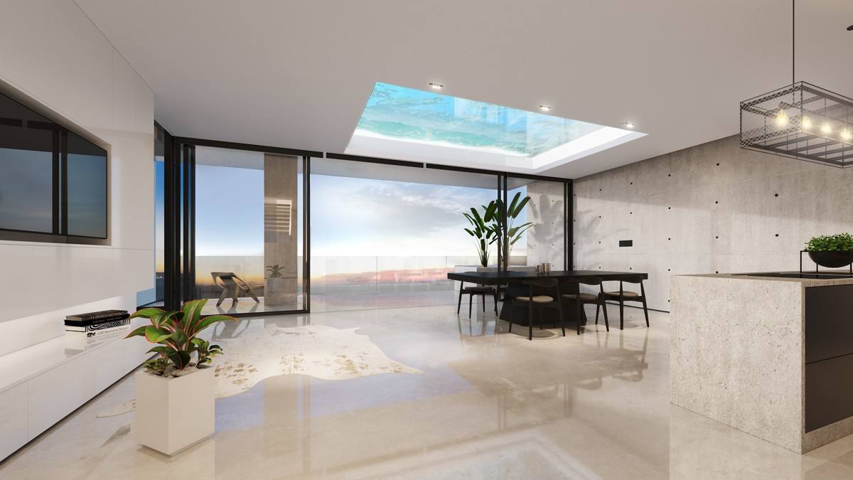 BRAND NEW PENTHOUSE WITH LARGE TERRACE AND PRIVATE POOL NEAR PORTIXOL