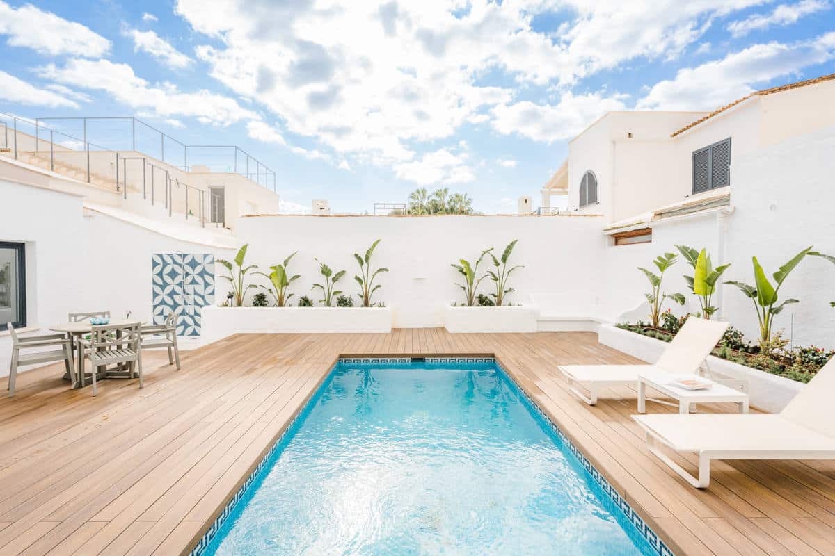 Neu renoviertes Haus im ibizenkischen Stil mit Pool in Sol de Mallorca