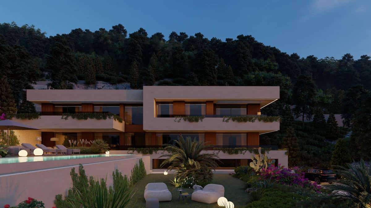 Exclusive plot with luxury villa project in a very privileged area of Son Vida with breathtaking sea views