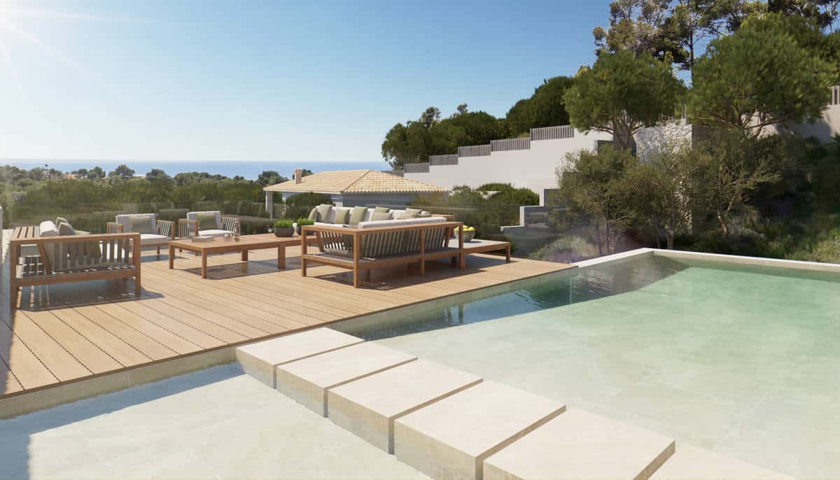Exceptional newly built luxury villa on the hillside of Portals Nous with unobstructed views