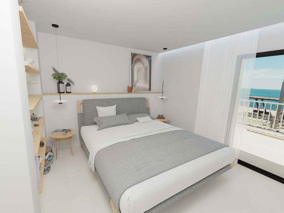 Exquisito apartamento con inigualables vistas a la bahía en Portixol
