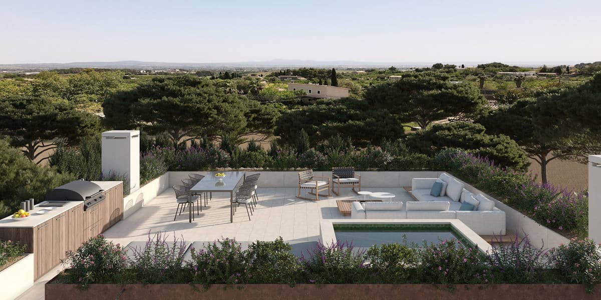 Lujosa casa de nueva construcción en Establiments con piscina y jardín