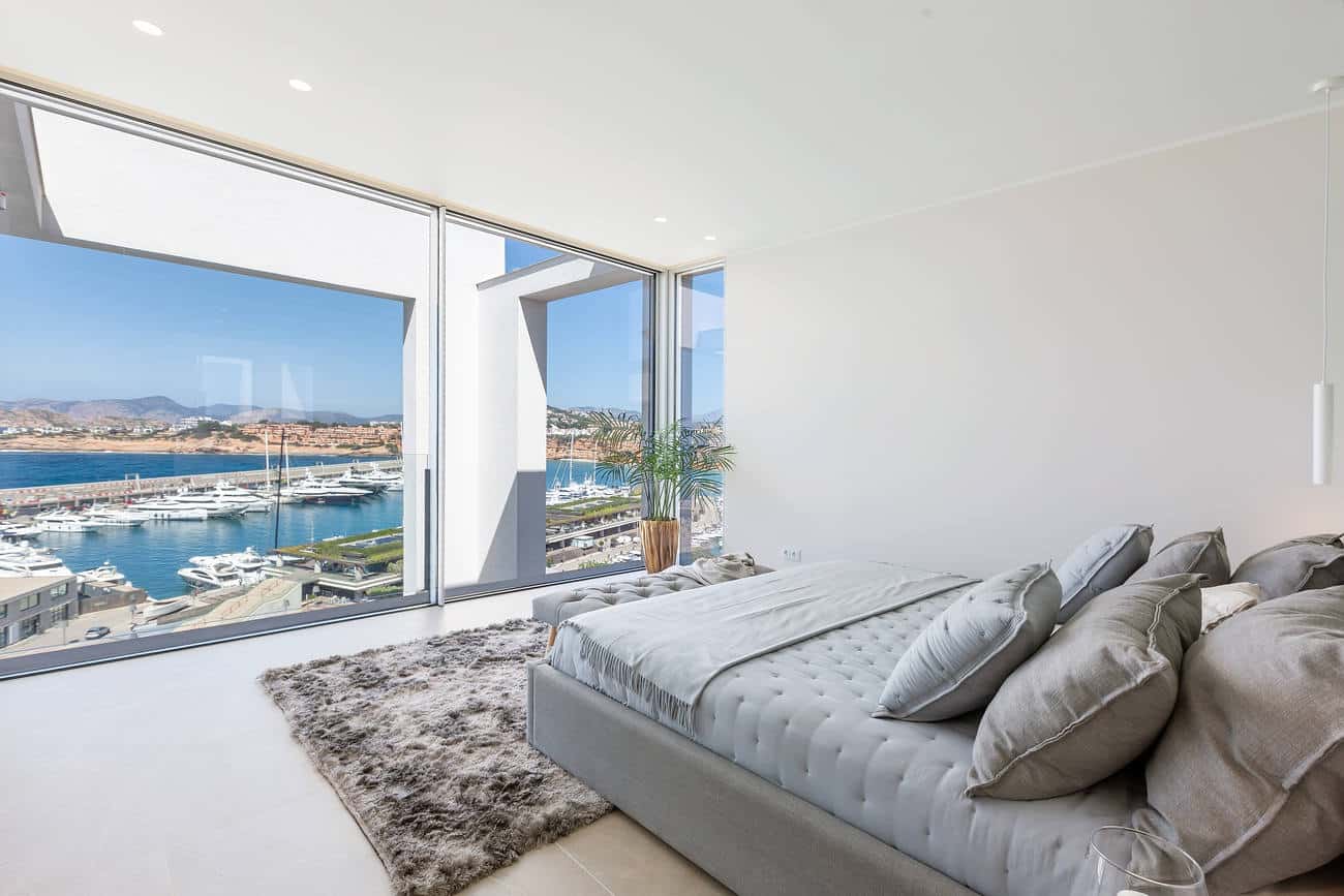 Stunning modern villa with breathtaking views over the marina of Port Adriano