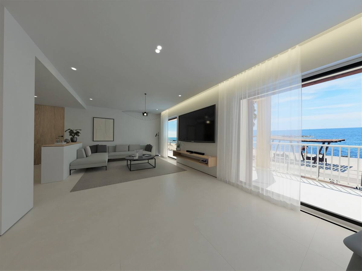 Exquisito apartamento con inigualables vistas a la bahía en Portixol