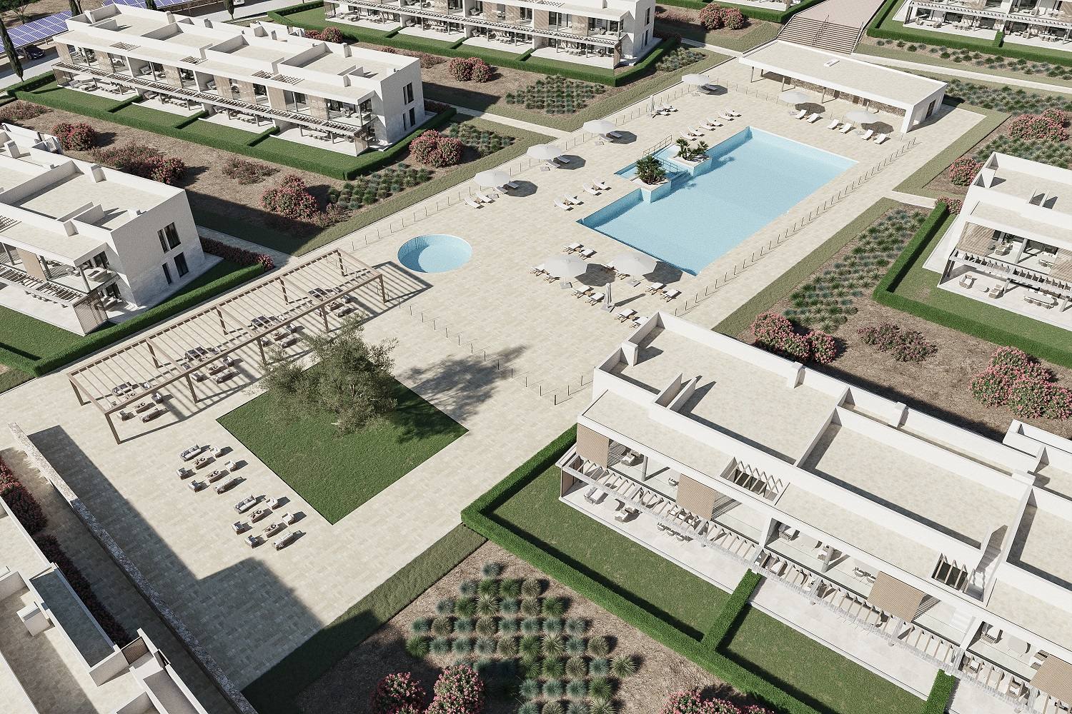 “Gemütliche Erdgeschosswohnung mit privatem Garten in Sa Ràpita”.