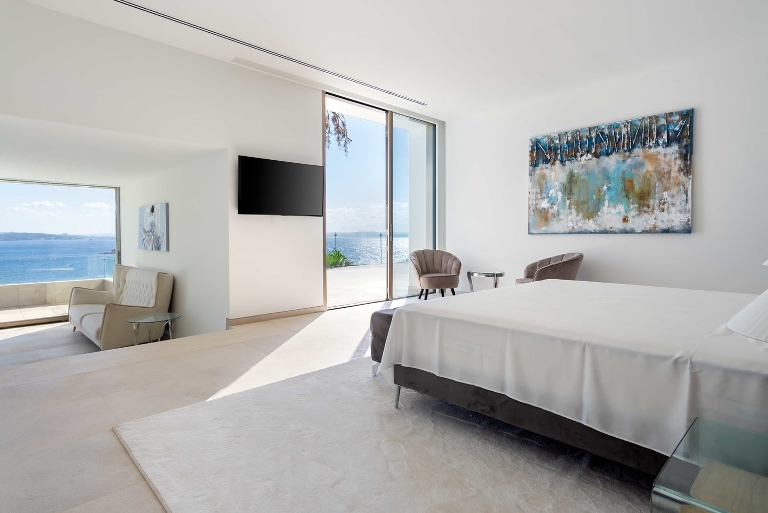 Moderne Villa in erster Meereslinie – Cala Vinyes