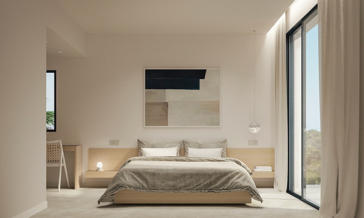 Modern new build family villa with 3 bedrooms and pool Sa Rapita south of Mallorca