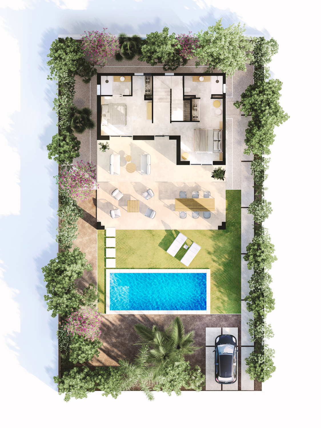 Exceptional Villa with Pool Area for Sale in Dalt de Sa Ràpita, Mallorcas Southern Coast