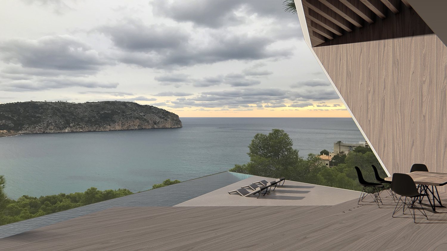 Preciosa PARCELA con LICENCIA para construir una VILLA de diseño con vistas al mar en Camp de Mar