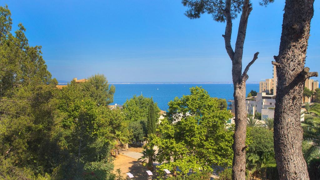 Maravilloso apartamento dúplex con vistas al mar y terraza en Cas Catalá