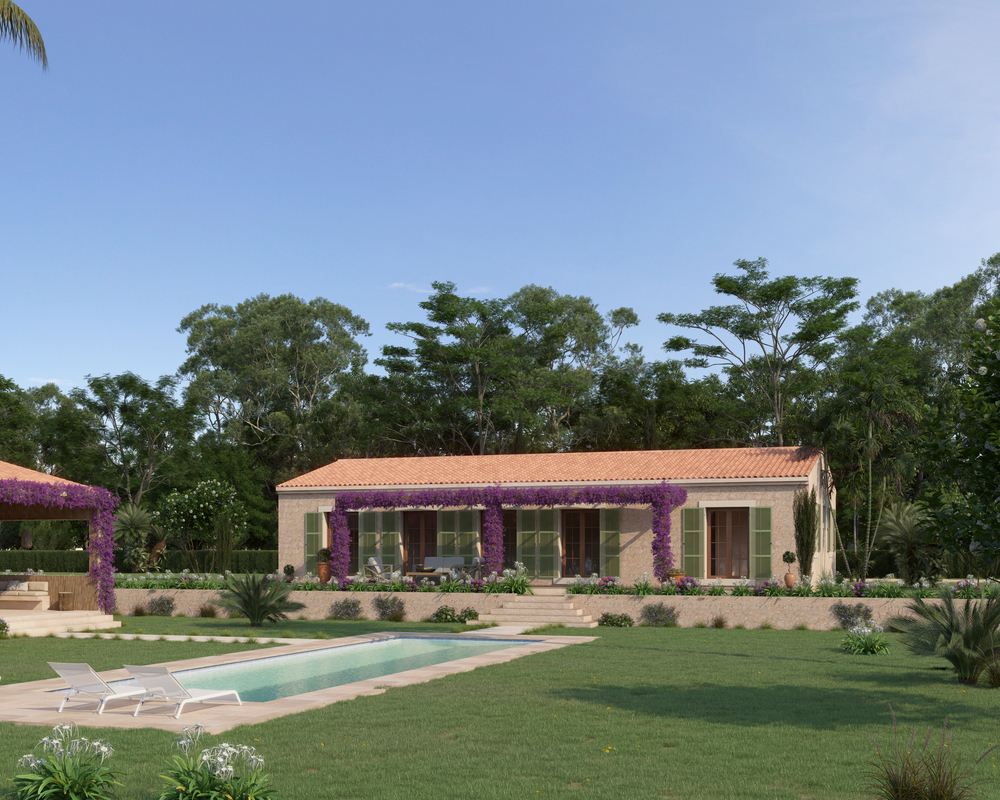 BEAUTIFUL NEWLY BUILT FINCA A FEW MINUTES FROM CAS CONCOS AND SANTANYI