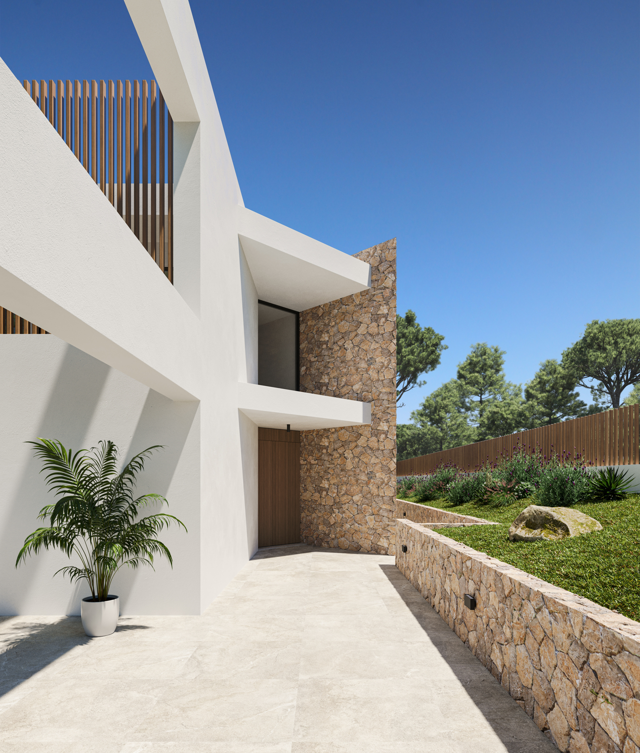 Villa project under construction in Nova Santa Ponsa