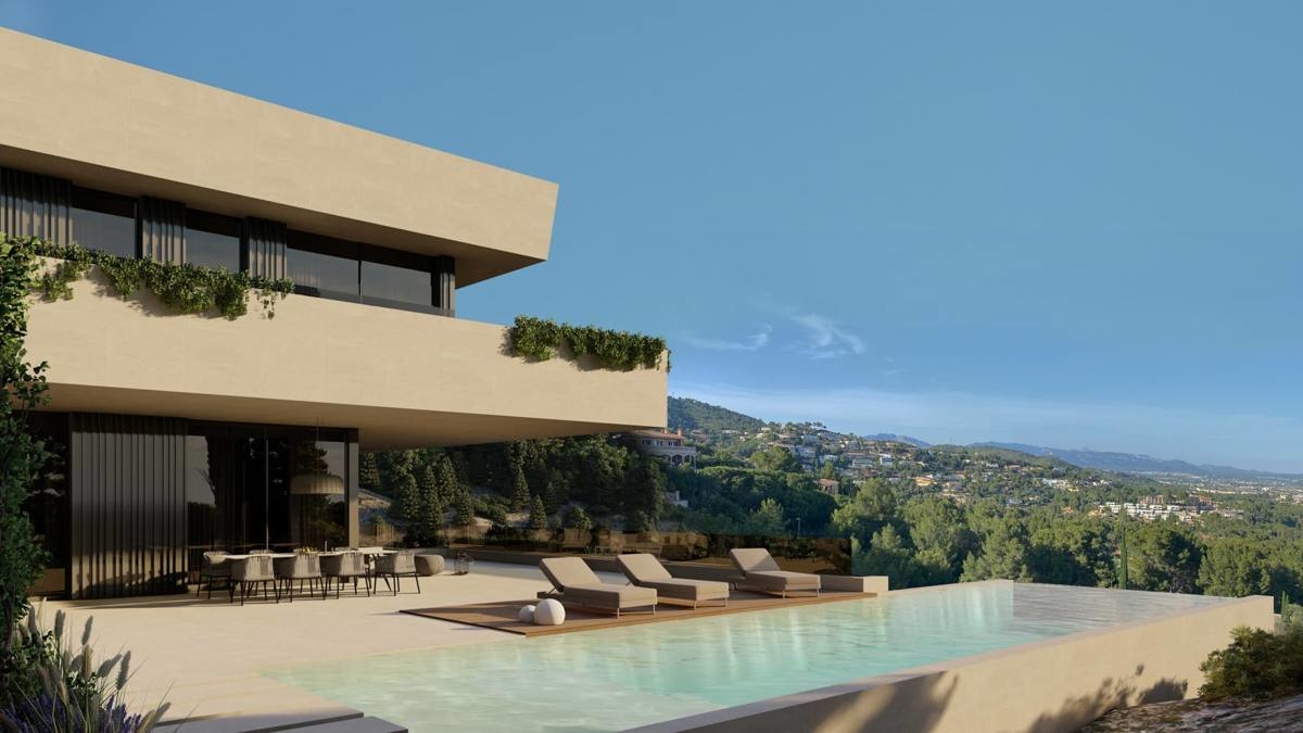 Wunderschönes Grundstück + Projekt für eine Luxusvilla in Son Vida