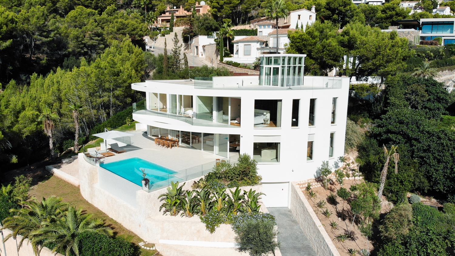 Exclusive high standing villa in Port Andratx with panoramic views