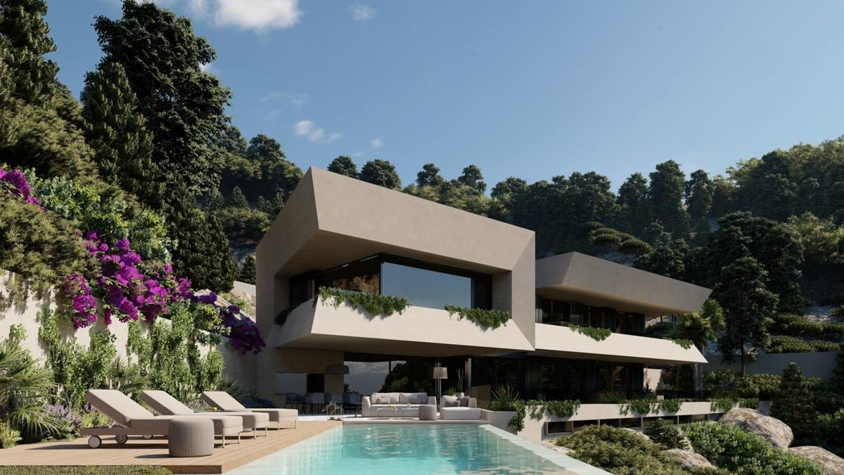 Grundstück mit Projekt für eine Luxusvilla in Son Vida