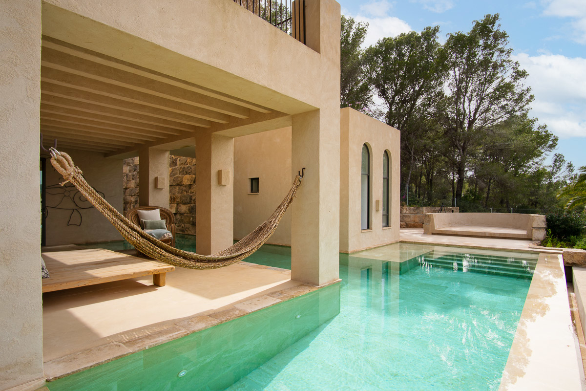 Luxuriöse Villa mit Meerblick und modernem ethnischen Stil