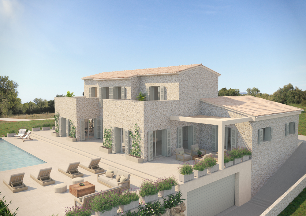 NEWLY BUILT FINCA IN SON PROHENS WITH PANORAMIC VIEWS