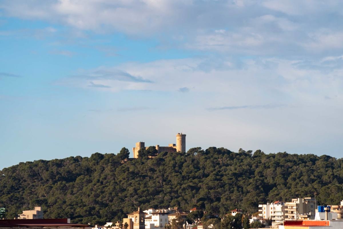 Piso con vistas al Castillo de Bellver y al puerto