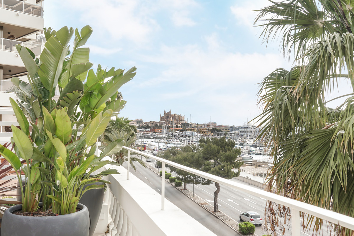 BRIGHT FLAT WITH TERRACE AND SEA VIEWS IN STA. CATALINA