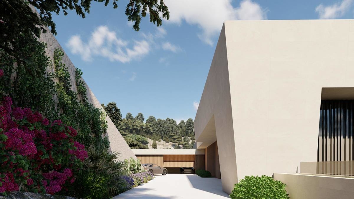 Wunderschönes Grundstück + Projekt für eine Luxusvilla in Son Vida