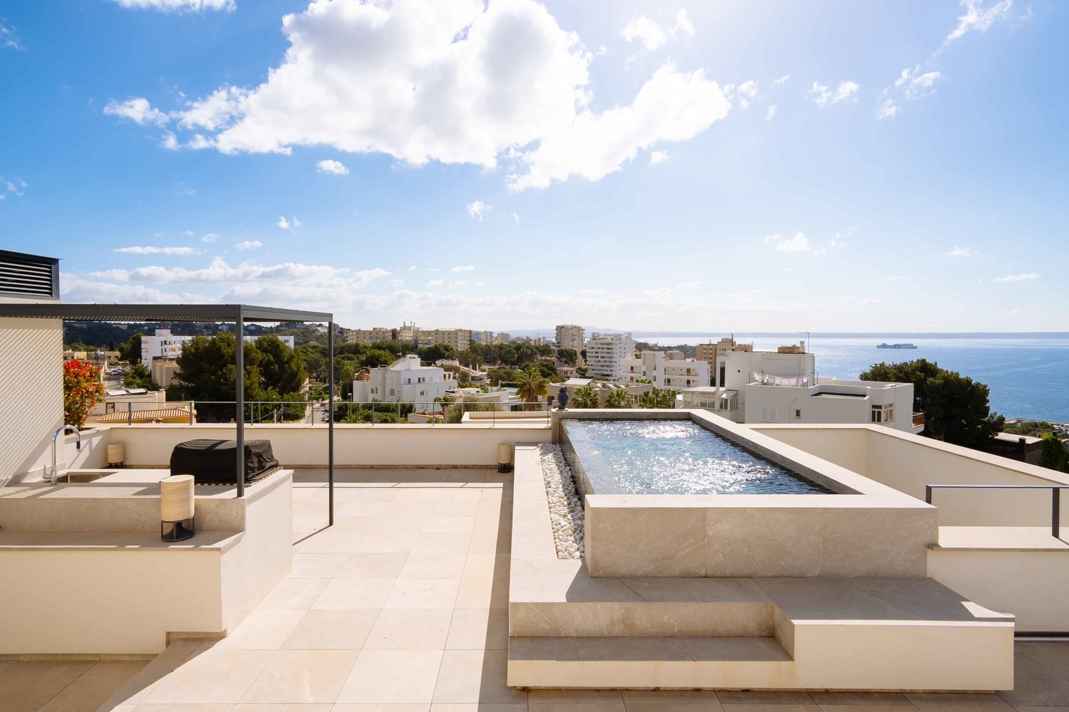 Penthouse in San Agustin with sea views & pool