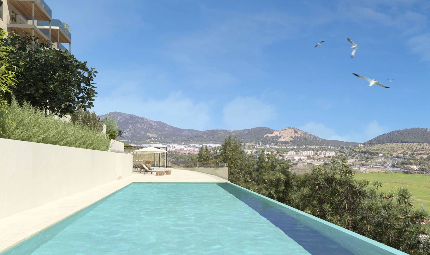 Flat with private terrace & community pool in Santa Ponça