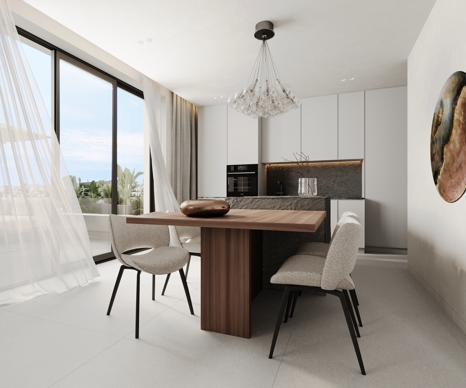 Modernes Apartment in Palma – in der Nähe von Portixol