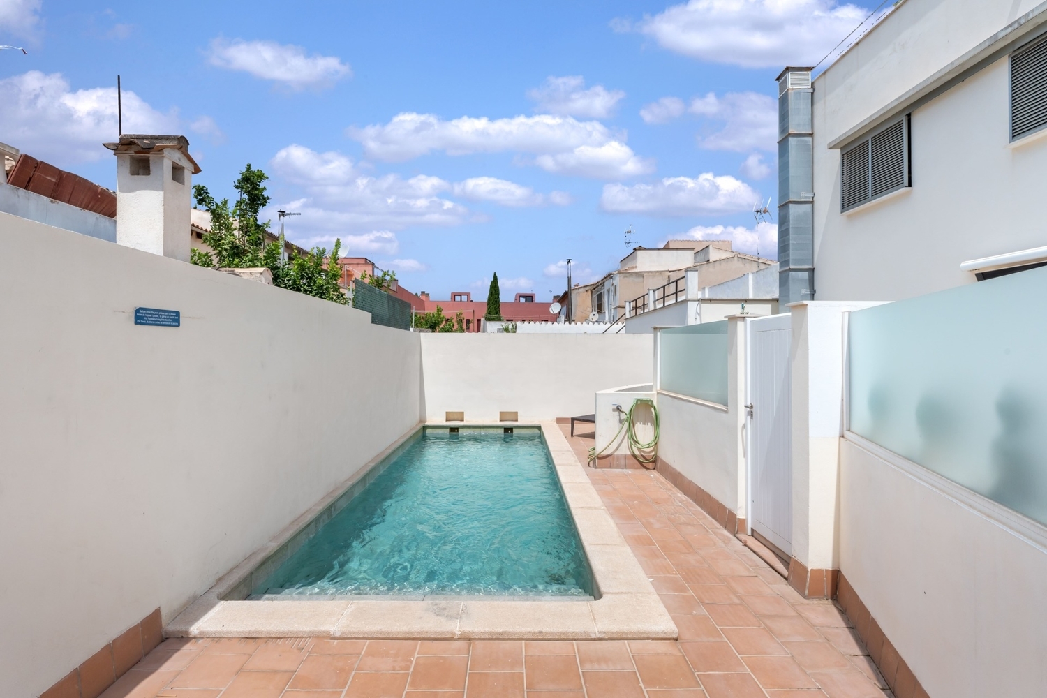 Casa en Portixol con azotea privada, piscina y parking
