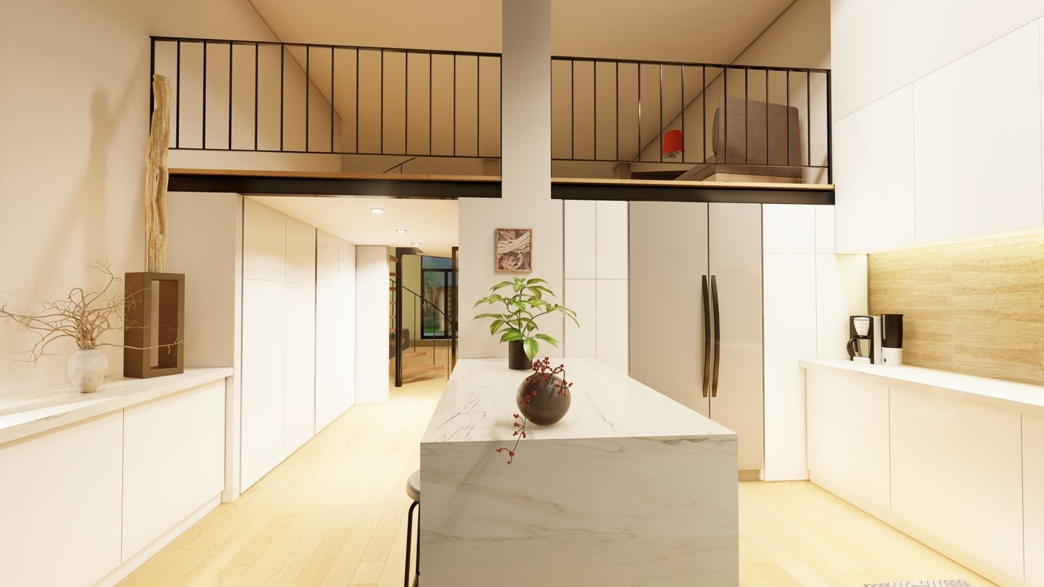 Projekt von Neu RENOVIERTes Loft mit Hinterhof mit Designerstücken in PALMA
