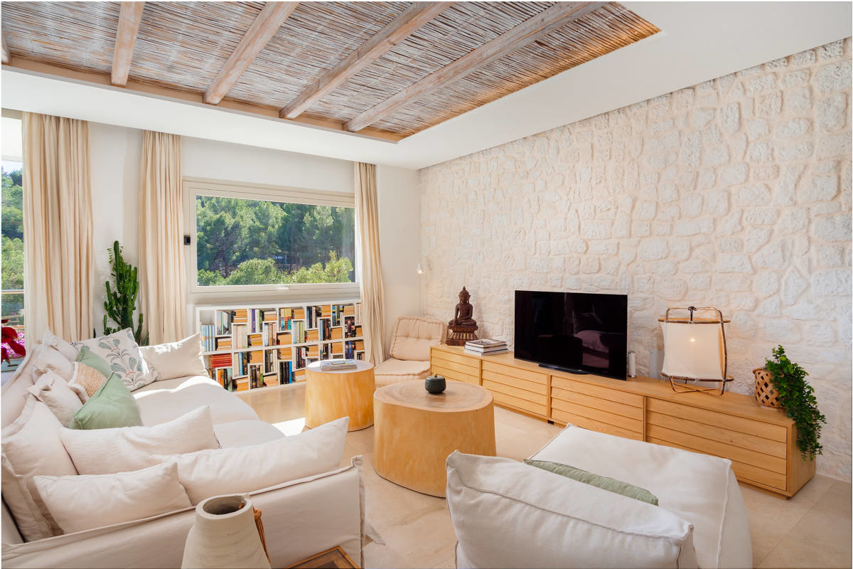 Moderne Wohnung in Cas Català mit Panoramablick
