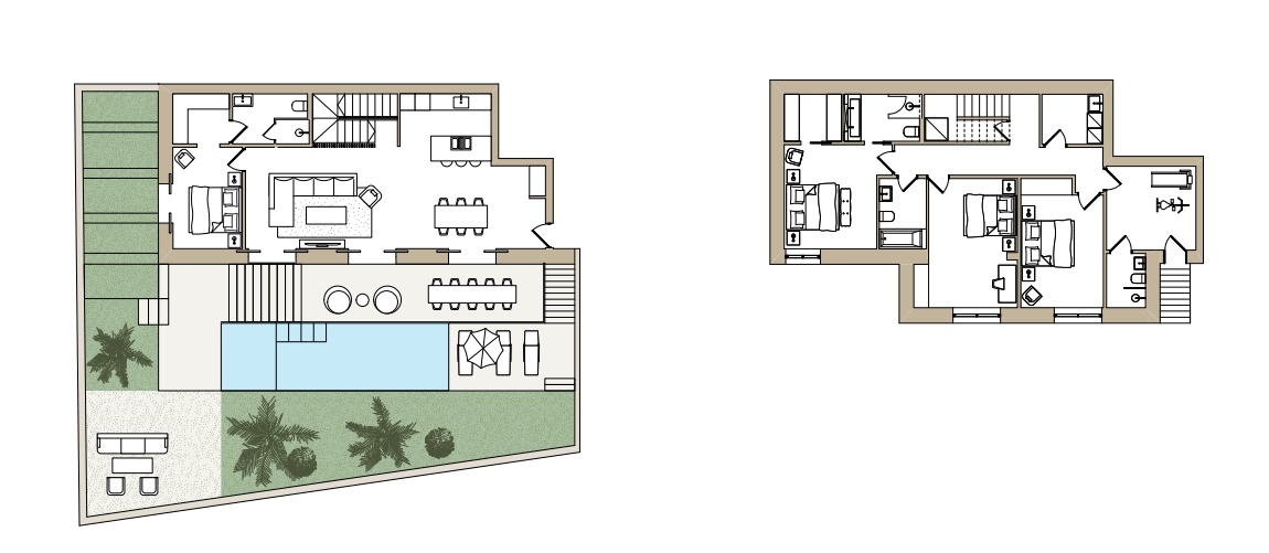 NEW DESIGN DEVELOPMENT IN CALA MAYOR WITH PRIVATE TERRACE AND SWIMMING POOL