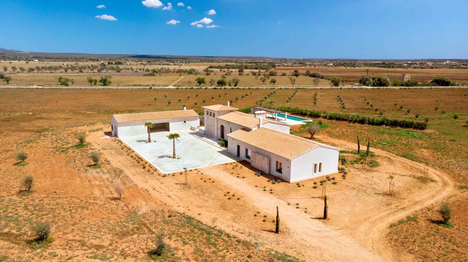 Luxus-Finca auf einem 10 ha. Grundstück in Sa Ràpita