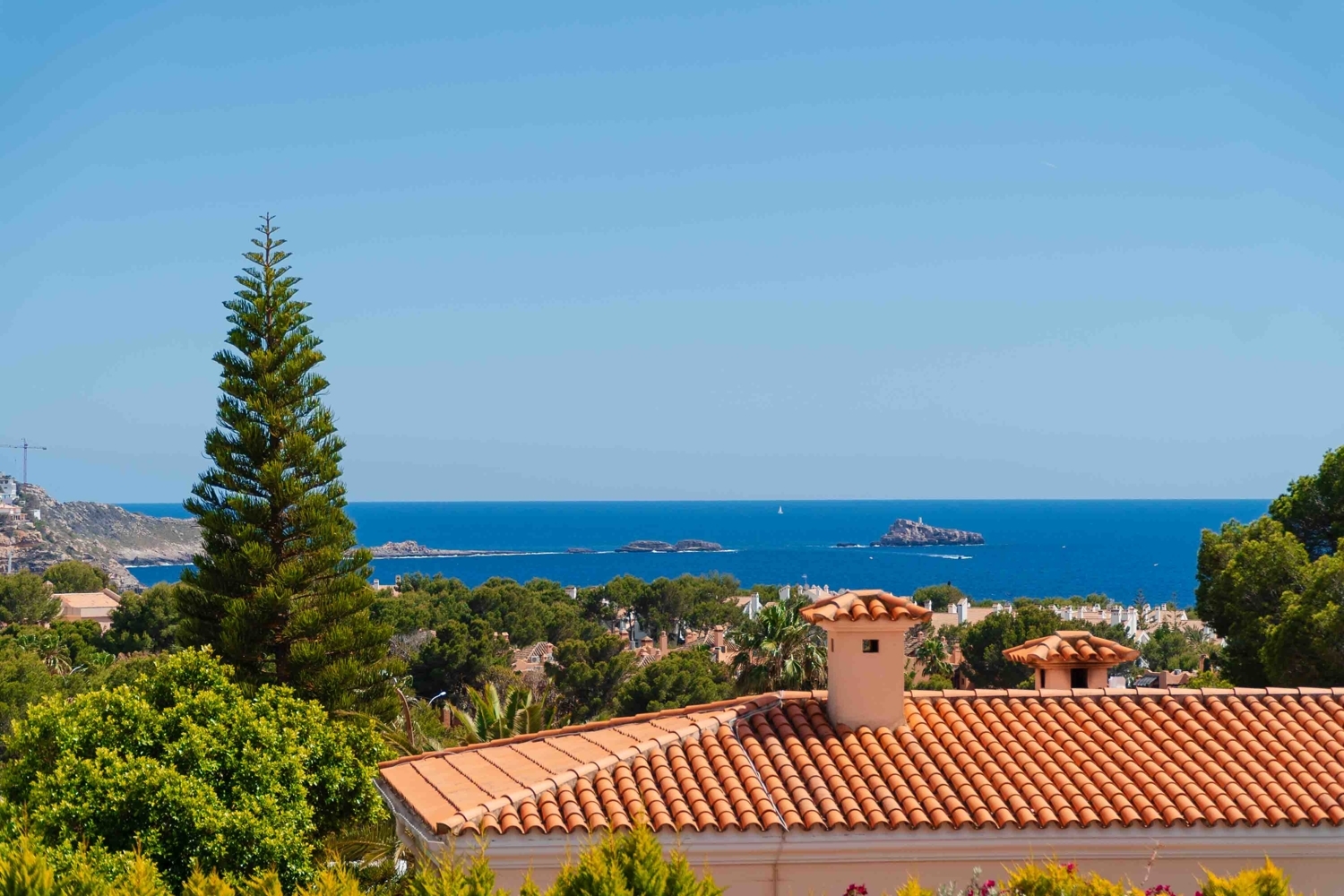 Schöne Villa mit Pool und Meerblick in Santa Ponça