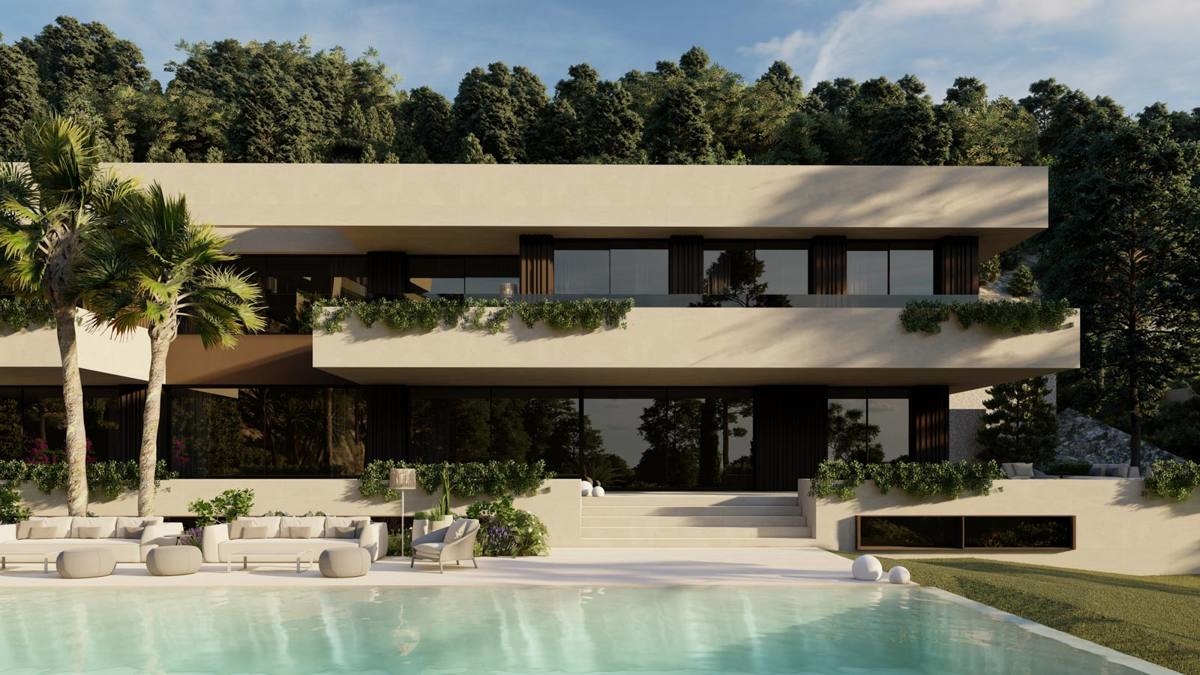 Impressive plot with luxury villa project in Son Vida