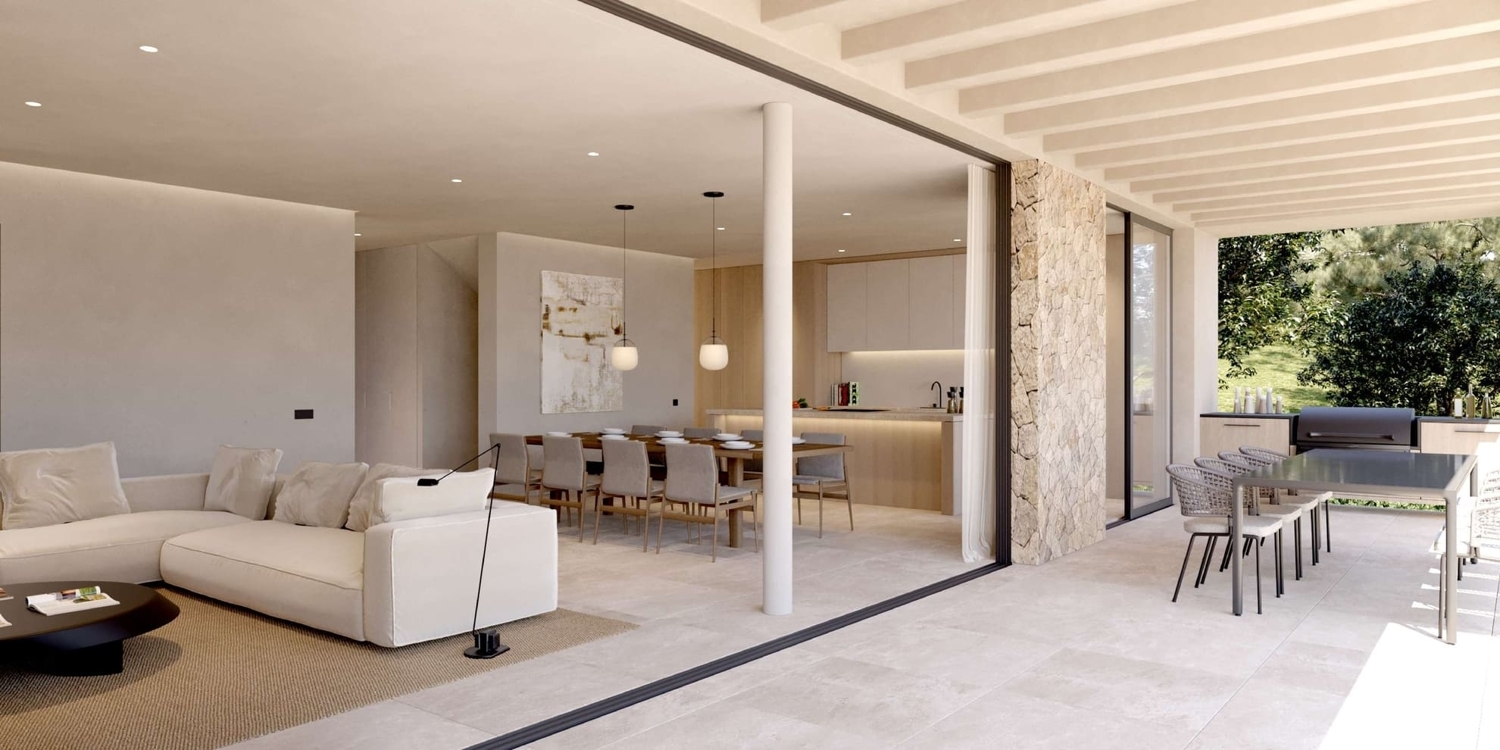 Atemberaubende neue Villa im Bau in Cas Catalá