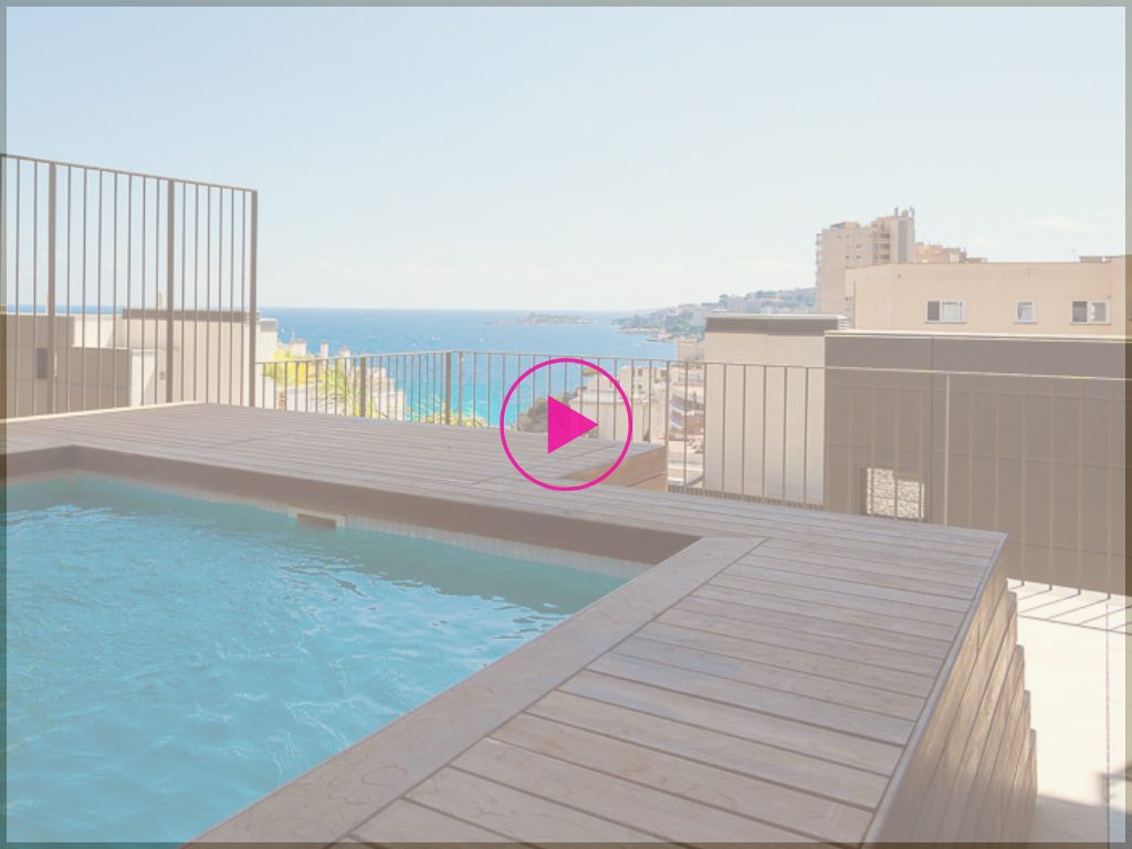 NEW DESIGNER APARTMENT IN CALA MAYOR WITH TERRACE & POOL