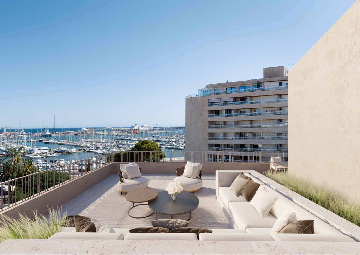 Duplex Penthouse mit Pool & Dachterrasse – Sta. Catalina